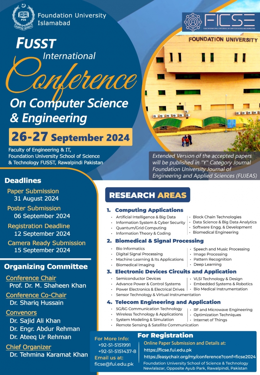FICSE (FUSST INTERNATIONAL CONFERENCE ON COMPUTER SCIENCE AND ENGINEERING)